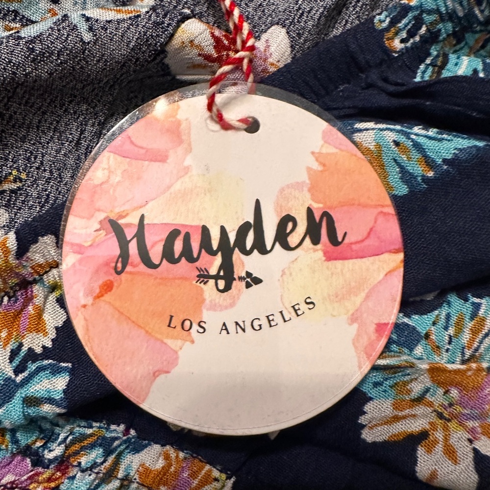 Hayden LA Strapless Floral Jumpsuit - NWT - Size S - Picture 6 of 10